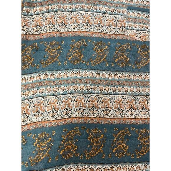 h.i.p. happening In the present Floral Med Sheer Blouse size medium - Picture 8 of 8